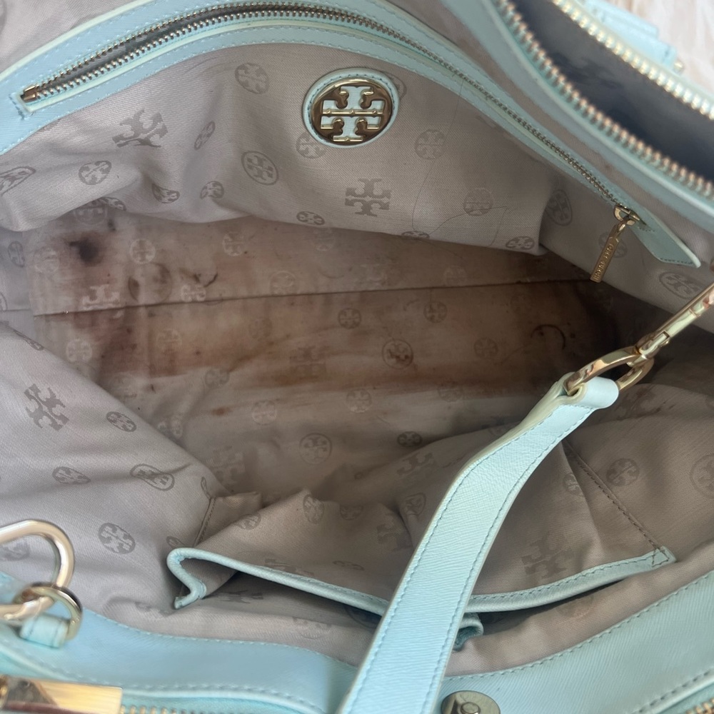 Tory Burch light blue bag purse